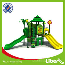 Nuevo diseño de juegos para niños al aire libre con múltiples diapositivas Woods serie LE.SL.001